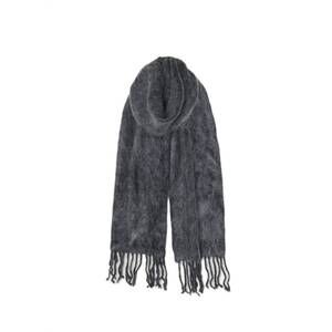 NEW SAYAKA DAVIS women's brushed mohair scarf in charcoal